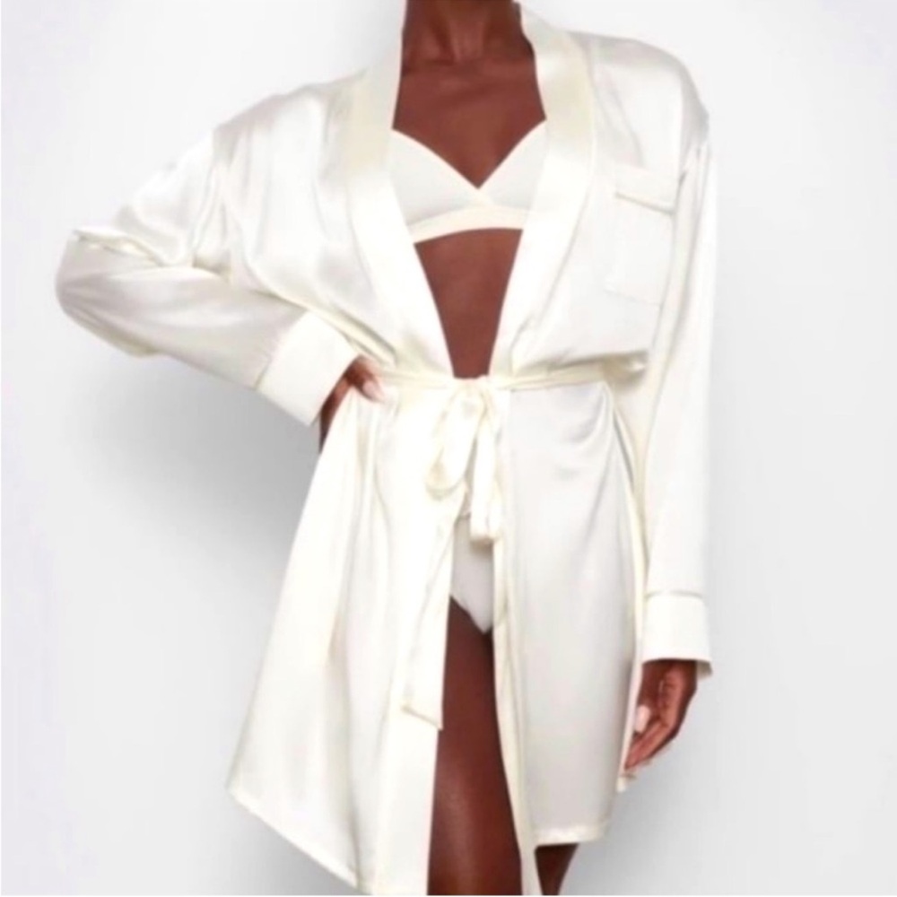 Skims Silk Robe